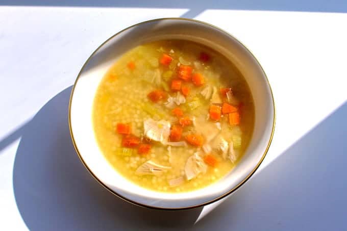 Chicken Soup Recipe -Absolutely the BEST! Made with fresh chicken, carrots, celery, and onions. We hope you'll try this simple healthy recipe | SeannasKitchen.com