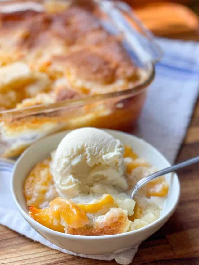 Best Ever Peach Cobbler Seanna's Kitchen