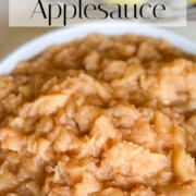 Chunky Applesauce with title banner..