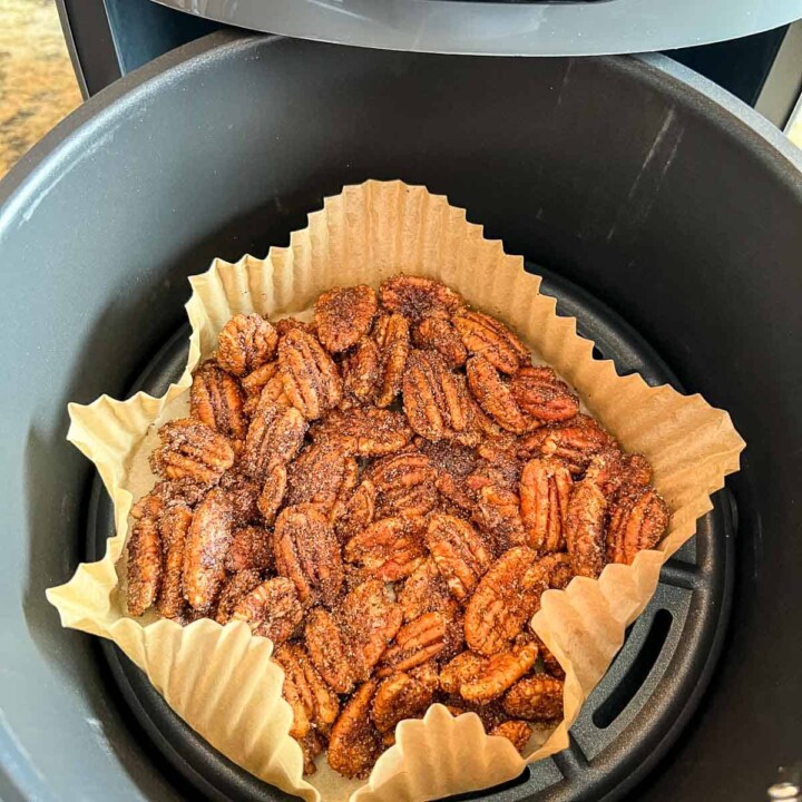 Air Fryer Candied Pecans Seanna's Kitchen