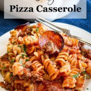 Easy Pizza Casserole Pin.