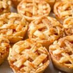 Mini Apple Pies on a plate.