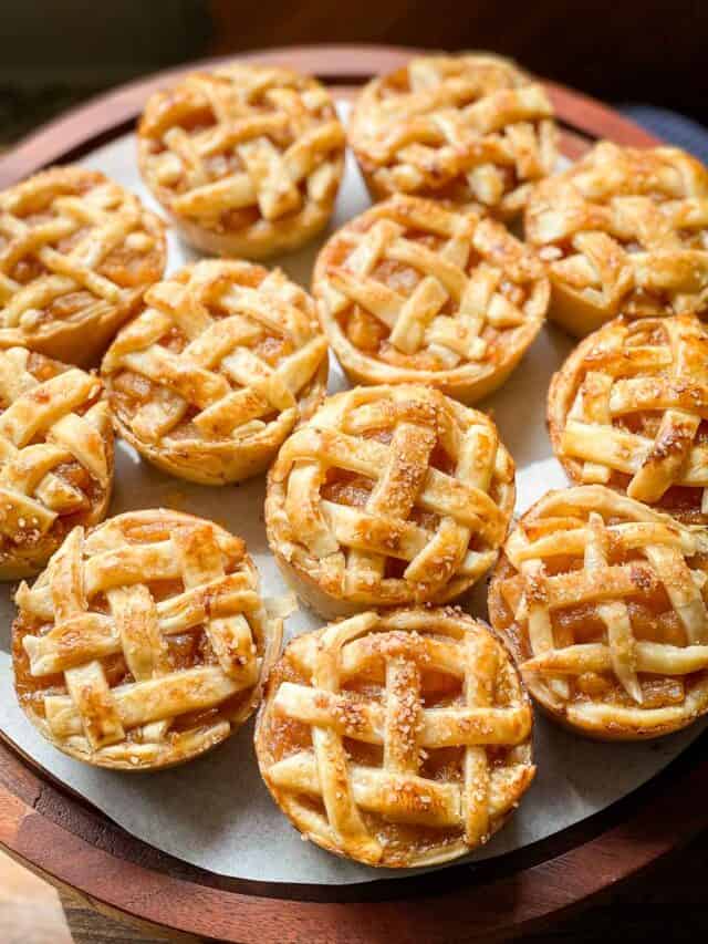 Easy Mini Apple Pies In Muffin Tins Seanna's Kitchen