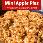Mini Apple Pies on a plate.