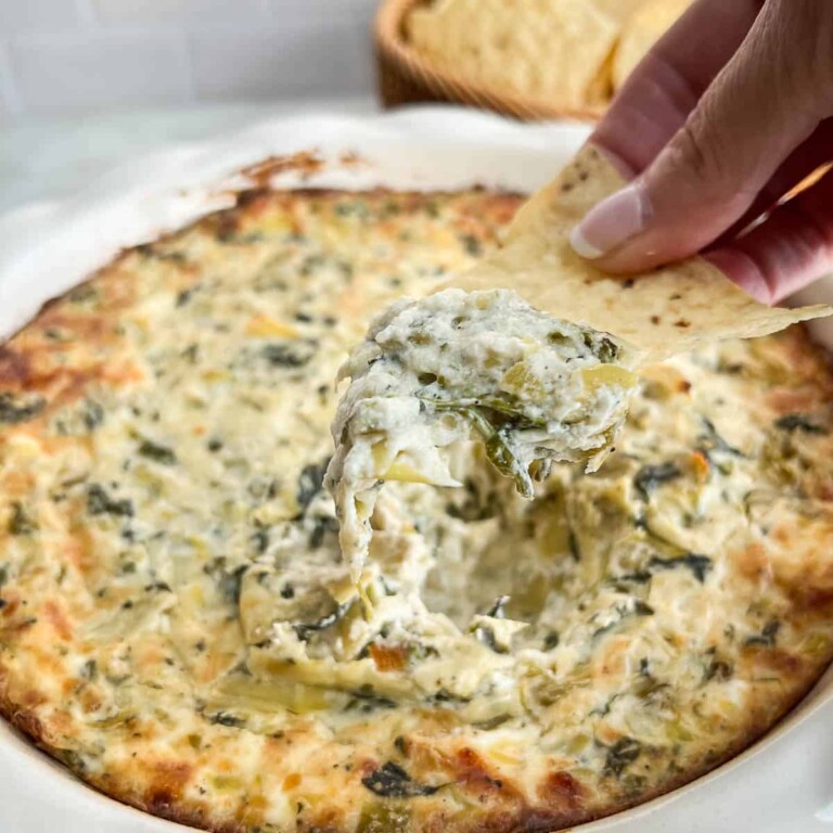 Easy Spinach Artichoke Dip Without Mayo Seanna's Kitchen