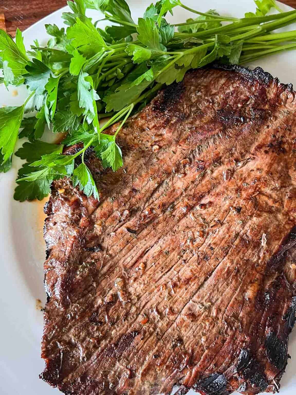 Best Grilled Marinated Flank Steak Recipe - Seanna's Kitchen